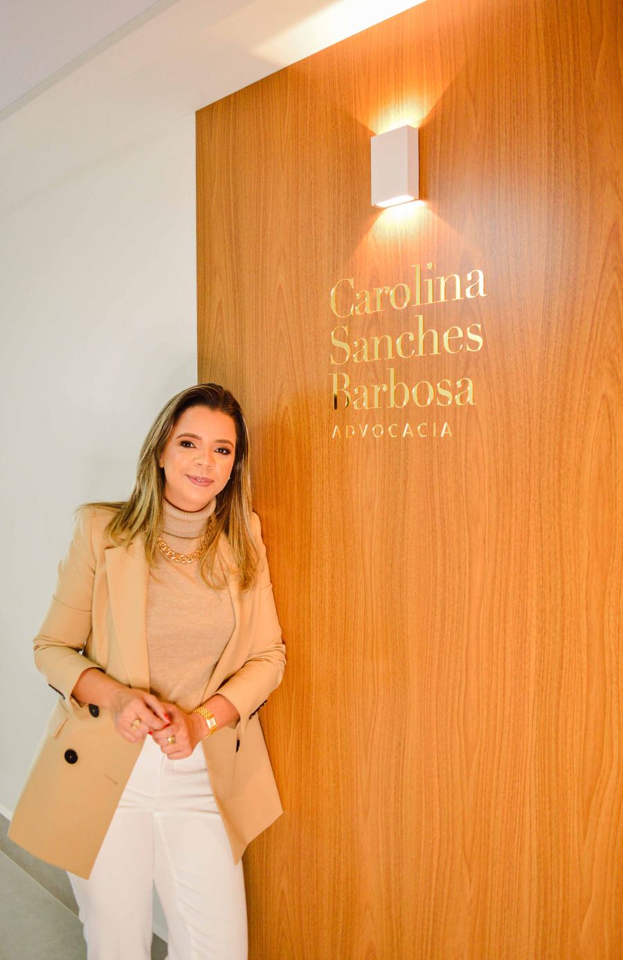 Entrada do escritório Carolina Sanches Barbosa Advocacia